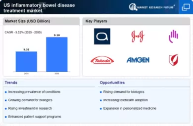 US Inflammatory Bowel Disease Treatment Market Infographic