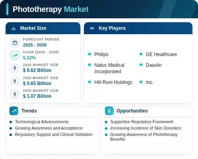 Phototherapy Market Infographic