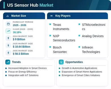 US Sensor Hub Market Infographic