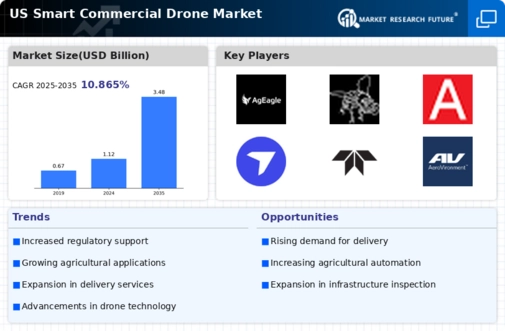 US Smart Commercial Drone Market Infographic