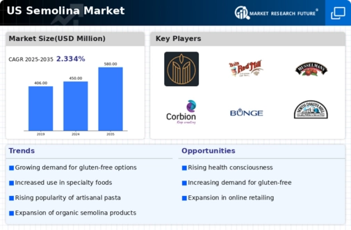 US Semolina Market Infographic