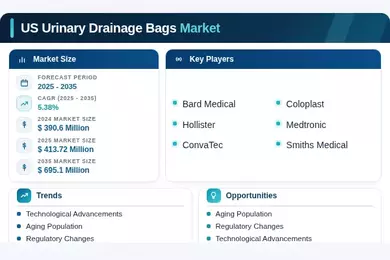 US Urinary Drainage Bags Market Infographic