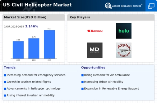 US Civil Helicopter Market Infographic