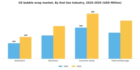 US Bubble Wrap Packaging Market Segment Image 1
