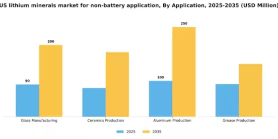 US Lithium Minerals Market for Non-Battery Application Segment Image 0