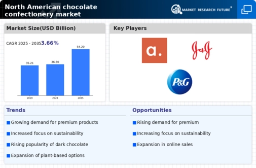 US North American Industrial Chocolate Market Infographic