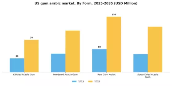 US Gum Arabic Market Segment Image 1