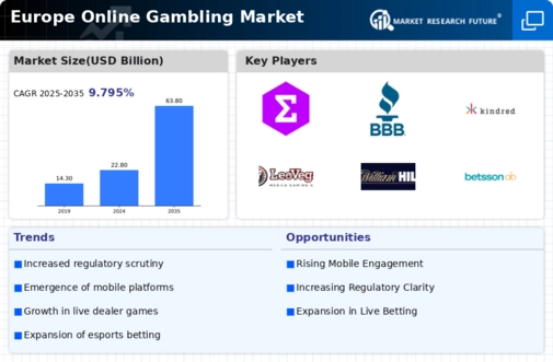 Europe Online Gambling Market Infographic