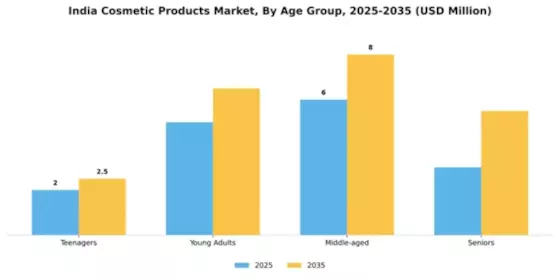 India Cosmetics Market Segment Image 0