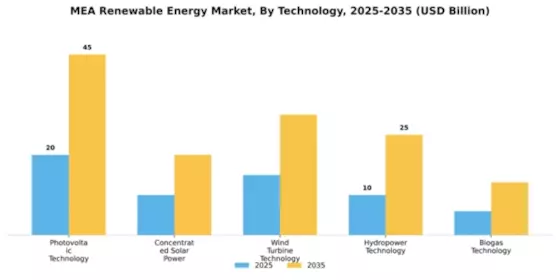 Middle East and Africa Renewable Energy Market Segment Image 2
