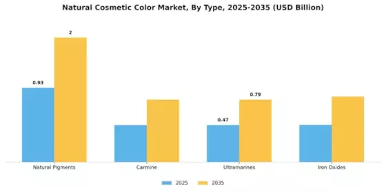 Natural Cosmetic Color Market Segment Image 0