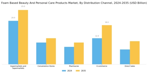 Foam Based Beauty And Personal Care Products Market Segment Image 3