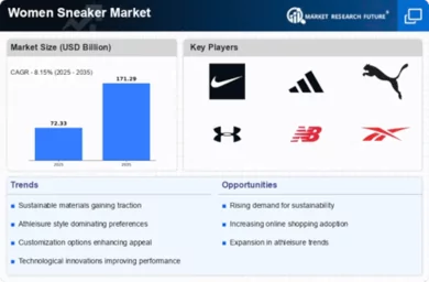 Women Sneaker Market Infographic