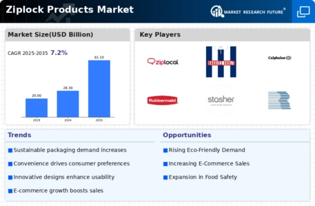 Ziplock Products Market Infographic