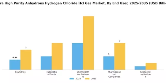 Ultra High Purity Anhydrous Hydrogen Chloride Gas Market Segment Image 3
