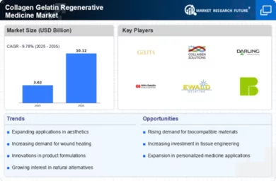 Collagen Gelatin Regenerative Medicine Market Infographic