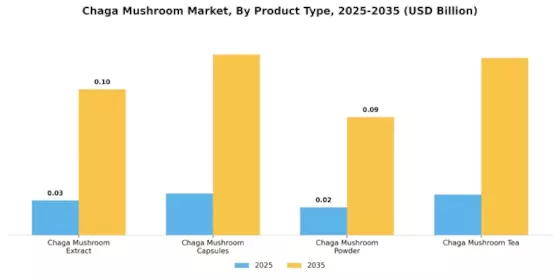 Chaga Mushroom Market Segment Image 0