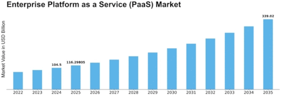 Enterprise Platform as a Service Market
 Size