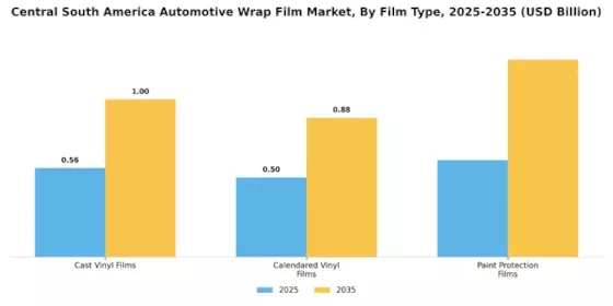 Central South America Automotive Wrap Film Market Segment Image 1