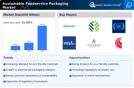 Sustainable Foodservice Packaging Market Infographic Sustainable Foodservice Packaging Market Infographic