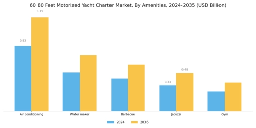 60 80 Feet Motorized Yacht Charter Market Segment Image 3