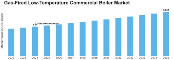 Gas Fired Low Temperature Commercial Boiler Market Size