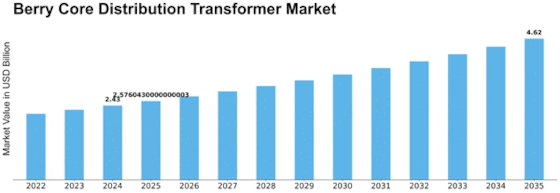 Berry Core Distribution Transformer Market Size