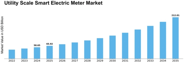 Utility Scale Smart Electric Meter Market
 Size