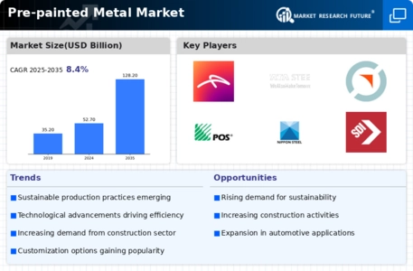 Pre painted Metal Market Infographic
