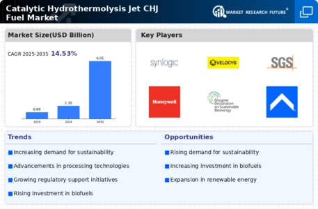 Catalytic Hydrothermolysis Jet CHJ Fuel Market Infographic
