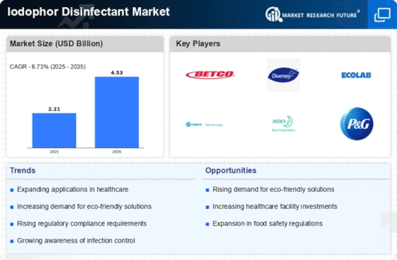 Iodophor Disinfectant Market
 Infographic