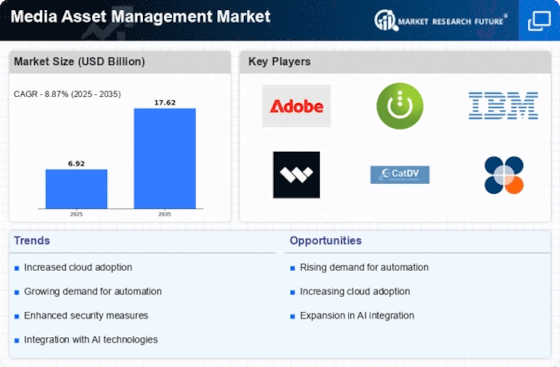 Media Asset Management Market Infographic