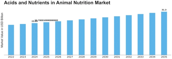 Acids and Nutrients in Animal Nutrition Market Size