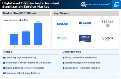High Level Disinfectants Terminal Sterilization Service Market Infographic