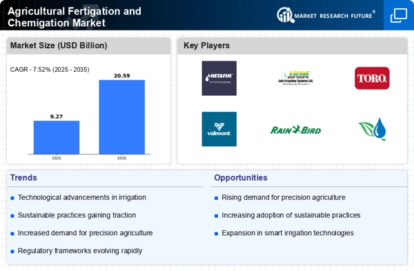 Agricultural Fertigation and Chemigation Market Infographic