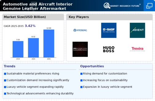 Automotive Aircraft Interior Genuine Leather Aftermarket Market Infographic