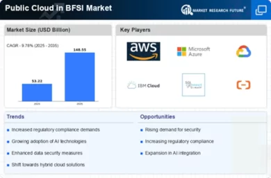 Public Cloud in BFSI Market Infographic