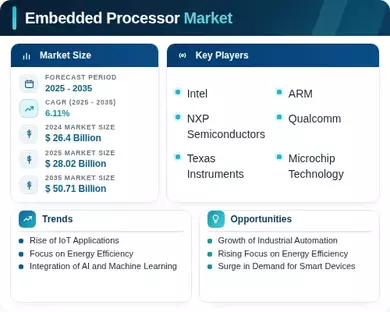 Embedded Processor Market Infographic