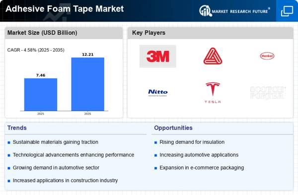 Adhesive Foam Tape Market Infographic