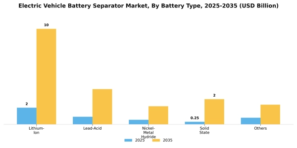 Electric Vehicle Battery Separator Market Segment Image 1