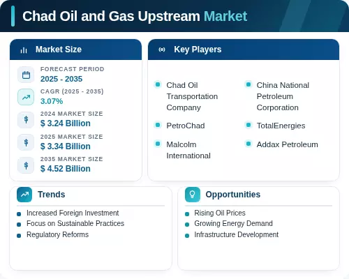 Chad Internet Graph Chad Oil and Gas Upstream Market Size, Share, Growth Report 2035