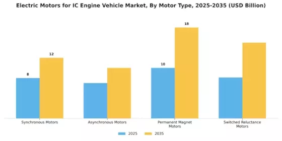 Electric Motors for IC Engine Vehicle Market Segment Image 0