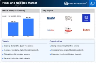 Pasta Noodles Market Infographic
