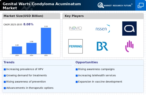 Genital Warts Condyloma Acuminatum Market
 Infographic