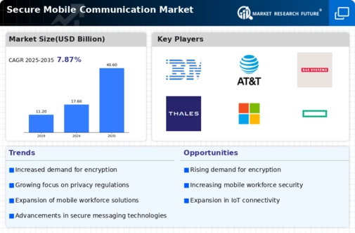 Secure Mobile Communication Market Infographic
