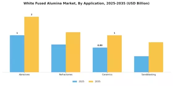 Marché de l'alumine blanche fusionnée Segment Image 0