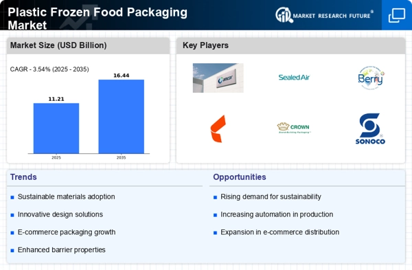 Plastic Frozen Food Packaging Market Infographic