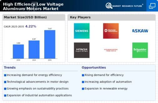 High Efficiency Low Voltage Aluminum Motors Market Infographic High Efficiency Low Voltage Aluminum Motors Market Infographic
