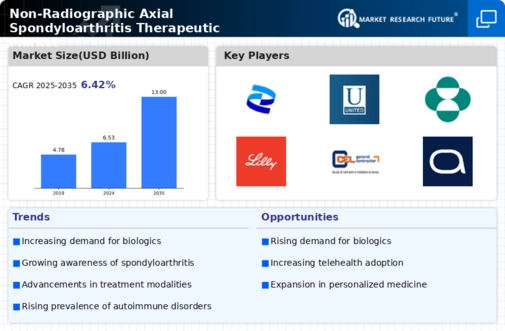Non-Radiographic Axial Spondyloarthritis Therapeutic Market Infographic