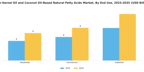 Palm Kernel Oil Coconut Oil Based Natural Fatty Acids Market
 Segment Image 3